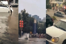 Thủ đô Bắc Kinh biến thành biển nước sau trận mưa lớn