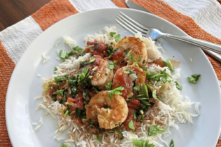 Tôm ninh hỗn hợp gia vị kiểu đảo quốc Mauritius