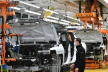 Một nhà máy của General Motors ở Detroit, Michigan, hôm 17/11/2021. (Ảnh: Mandel Ngan/AFP/Getty Images)