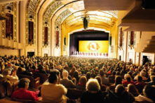 Tiết mục hạ màn của Đoàn Nghệ thuật Biểu diễn Shen Yun tại The Bushnell, The William H. Mortensen Hall, ở Hartford, Conn, vào ngày 08/02/2020 (Edward Dye/The Epoch Times)