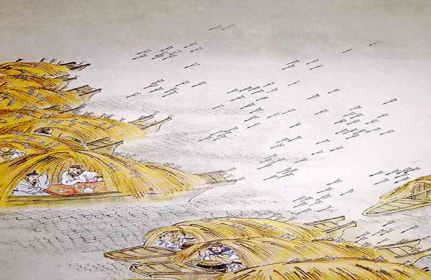 Thuyền cỏ mượn tên