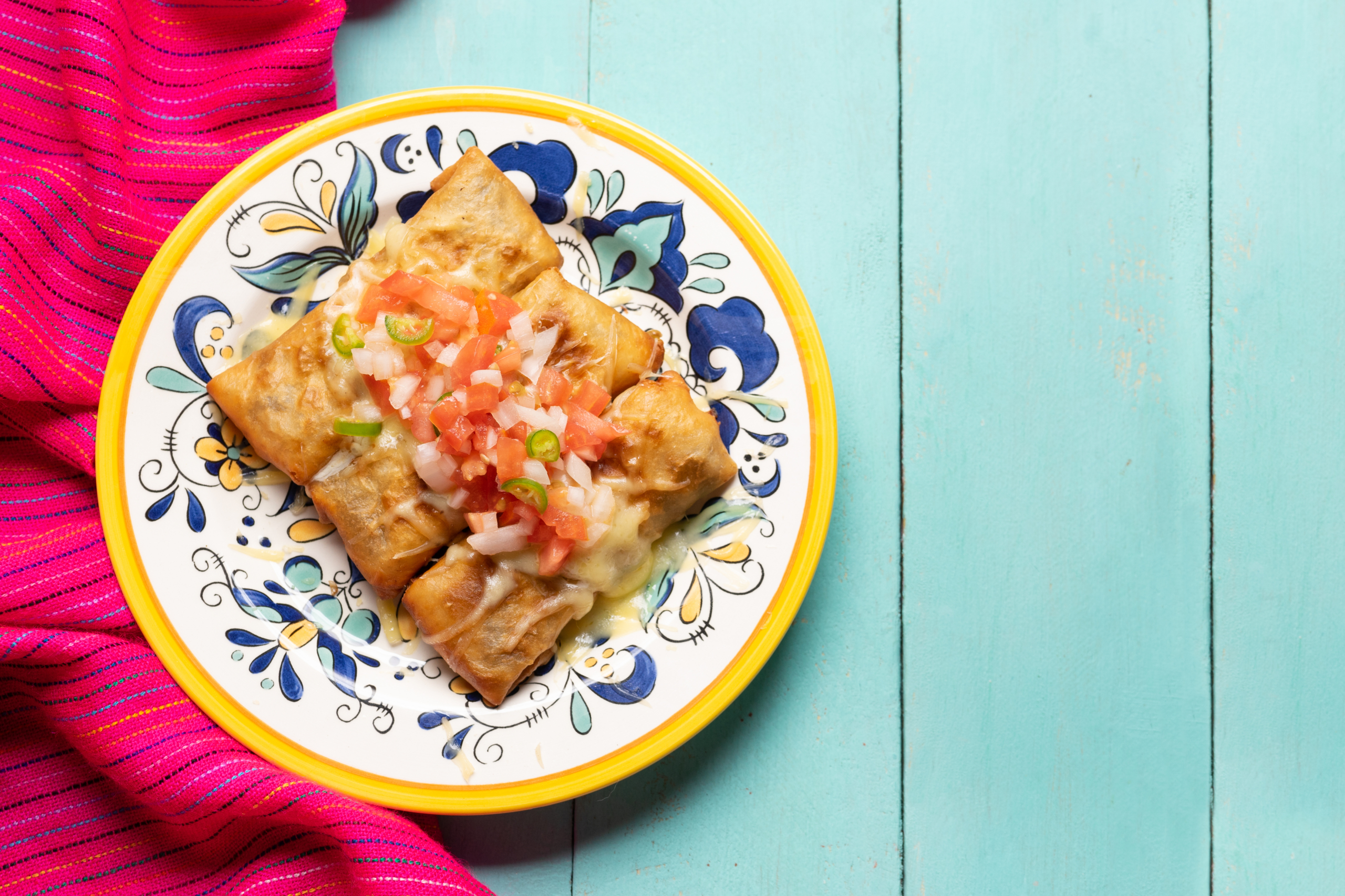 Bánh Chimichangas truyền thống. (Ảnh: Shutterstock)