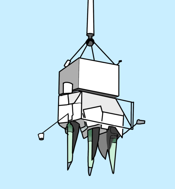 Hình minh họa tải trọng chứa ba phương tiện lướt siêu thanh mà Trung Quốc thử nghiệm vào năm 2018. (Ảnh: Epoch Times)