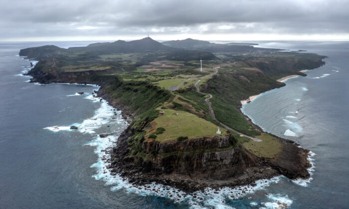 Đảo Yonaguni ở Yonaguni, Nhật Bản, vào ngày 13/04/2022. (Ảnh: Carl Court/Getty Images)