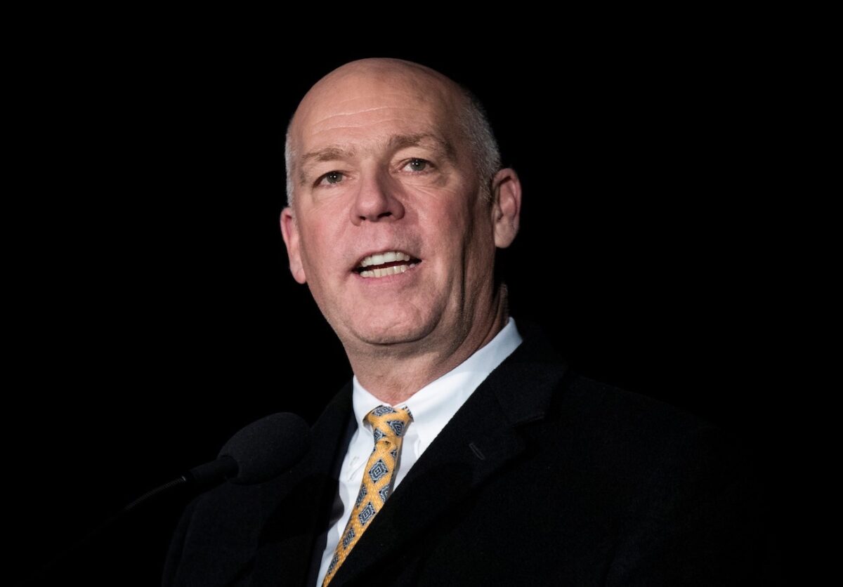 Thống đốc Montana Greg Gianforte, khi còn là một dân biểu Quốc hội, tại Capitol Hill ở Hoa Thịnh Đốn, vào ngày 06/12/2017. (Ảnh: Drew Angerer/Getty Images)