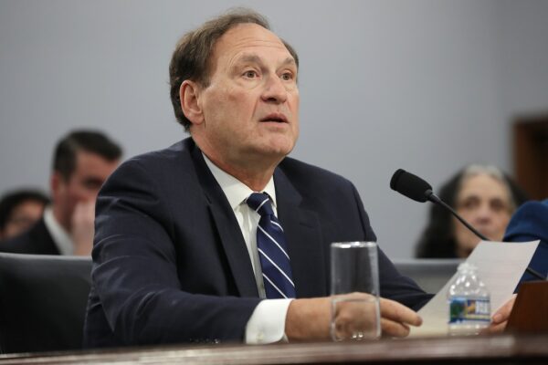 Thẩm phán Tối cao Pháp viện Samuel Alito tại Capitol Hill ở Hoa Thịnh Đốn, ngày 07/03/2019. (Ảnh: Chip Somodevilla/Getty Images)