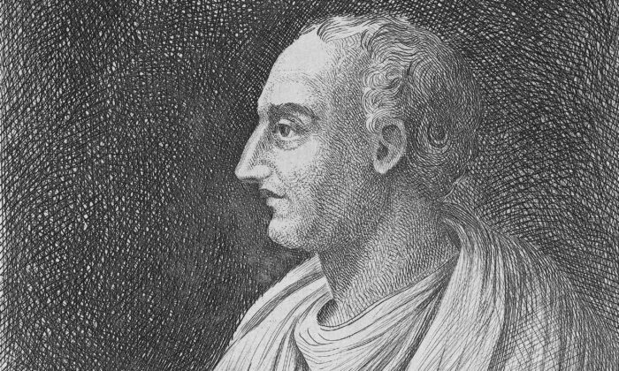 Bức tranh khắc mô tả sử gia người La Mã Livy (Titus Livius 59 TCN–17 CN). Livy sinh ra ở Patavium (Padua) và là tác gia quan trọng nhất của Thời đại Augustan. Ông được nhớ đến nhiều nhất với 142 tập ‘Lịch sử thành Rome’, trong đó chỉ có 35 tập còn tồn tại. (Ảnh: Kean Collection/Getty Images)