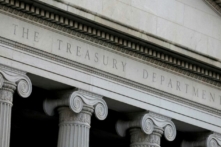 Bộ Ngân khố ở Hoa Thịnh Đốn vào ngày 30/08/2020. (Ảnh: Andrew Kelly/Reuters)