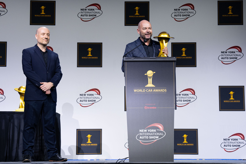 Chiếc xe đạt giải Xe sang 2023 (Luxury Car 2023) là một sản phẩm mới ra mắt - LucidAir của LucidMotors. (Ảnh: Đới Binh / Epoch Times)