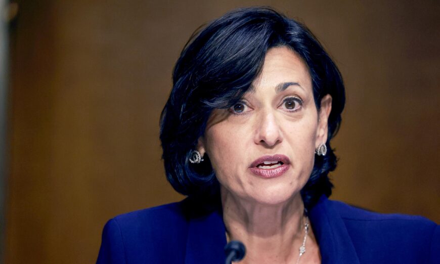 Giám đốc CDC Rochelle Walensky phát biểu trong Phiên điều trần về Phản ứng của Liên bang đối với COVID tại Đồi Capitol vào ngày 16/06/2022. (Joe Raedle/Getty Images)