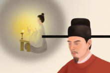 Dù giữ chức Tể tướng nhưng Khấu Chuẩn vẫn có lối sống cần kiệm. Trong một lần chìm sâu trong lối sống xa hoa, ông đã cảm động đến rơi lệ và nhanh chóng thay đổi lối sống của mình sau khi đọc một bài thơ mà mẹ ông để lại trước lúc lâm chung. (Ảnh: SM Yang/Epoch Times)