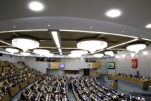 Các nhà lập pháp Nga tham dự phiên họp của Duma Quốc gia (Hạ viện của Quốc hội Liên bang) ở Moscow, Nga, vào ngày 16/01/2020. (Ảnh: Evgenia Novozhenina/Reuters)