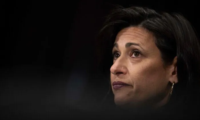 Tiến sĩ Rochelle Walensky, giám đốc Trung tâm Kiểm soát và Phòng ngừa Dịch bệnh, tại Hoa Thịnh Đốn, hôm 04/05/2023. (Ảnh: Jim Watson/AFP qua Getty Images)