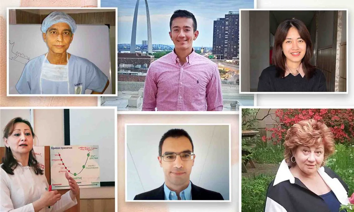 100 triệu người trên khắp thế giới, đến từ hầu hết mọi lĩnh vực nghề nghiệp và giáo dục, đều tin rằng nếu những nguyên lý đạo đức này được áp dụng trong cuộc sống thực tế thì có thể khiến thế giới của chúng ta trở nên tốt đẹp hơn. (Ảnh: Một bức ảnh ghép do The Epoch Times thiết kế); (Phông nền: Number1411/Shutterstock)