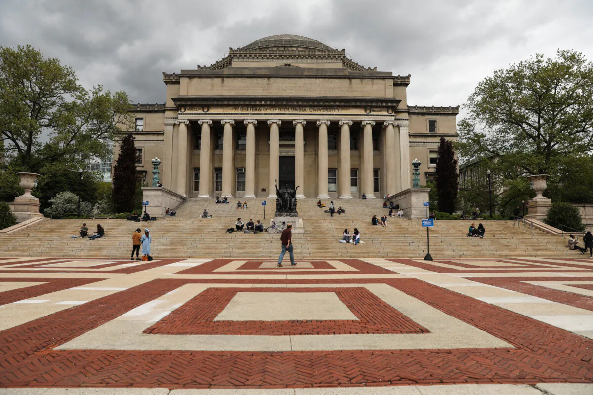 Đại học Columbia ở Manhattan, New York vào ngày 10/05/2021. (Ảnh: Samira Bouaou/The Epoch Times)