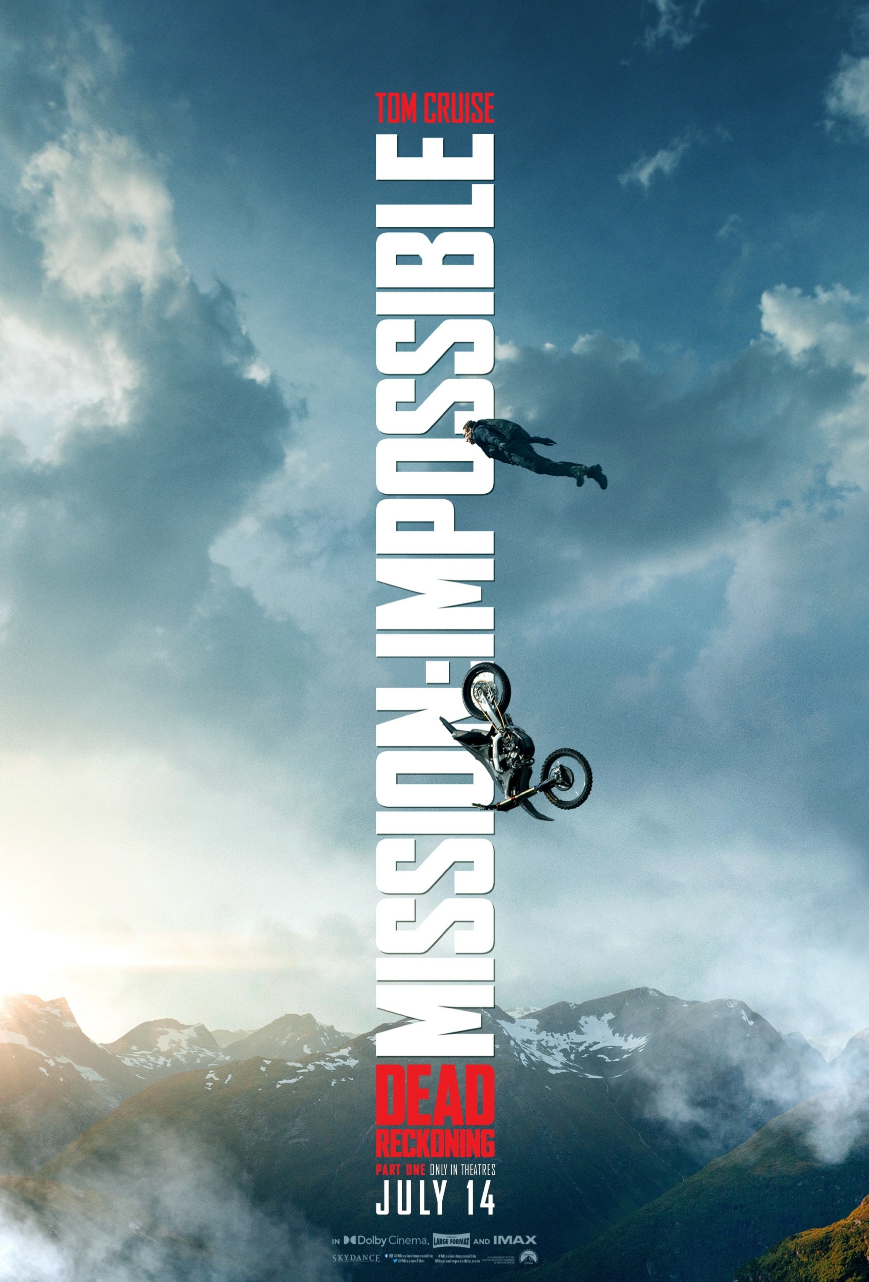 Bích chương phim “Mission: Impossible – Dead Reckoning Part One”. (Ảnh: Paramount Pictures/Skydance)