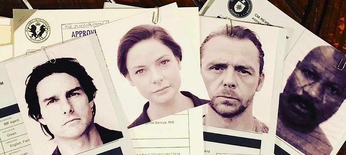 (Từ trái sang phải) Những nghi phạm như thường lệ của IMF (Lực lượng Nhiệm vụ Bất khả thi): Ethan Hunt (do Tom Cruise thủ vai), Ilsa Faust (do Rebecca Ferguson thủ vai), Benji Dunn (do Simon Pegg thủ vai), và Luther Stickell (do Ving Rhames thủ vai), trong phim “Mission: Impossible – Dead Reckoning Part One” (Nhiệm vụ bất khả thi – Nghiệp báo phần 1). (Ảnh: Paramount/Skydance)