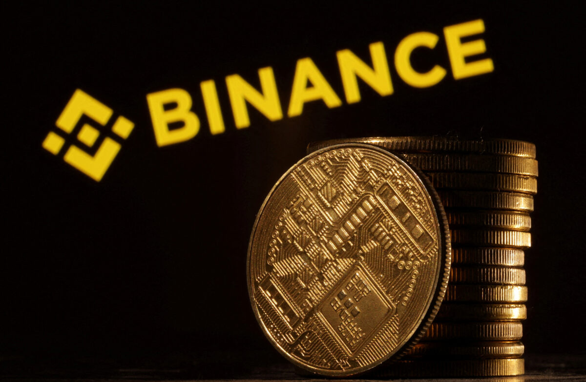 Logo Binance trong một hình minh họa được chụp vào ngày 31/03/2023. (Ảnh: Dado Ruvic/Reuters)