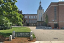 Trường Trung học Matignon ở Cambridge, Massachuset, vào tháng 07/2018. (Ảnh: Google Maps/ Ảnh chụp màn hình qua The Epoch Times)