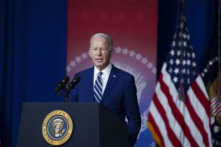 Tổng thống Hoa Kỳ Joe Biden có bài diễn văn đánh dấu kỷ niệm một năm ngày ông ký thành luật Đạo luật Lời hứa Giải quyết Chất độc Toàn diện (PACT) tại Trung tâm Y tế George E. Wahlen của Bộ Cựu chiến binh ở thành phố Salt Lake, Utah, hôm 10/08/2023. (Ảnh: Madalina Vasiliu/The Epoch Times)