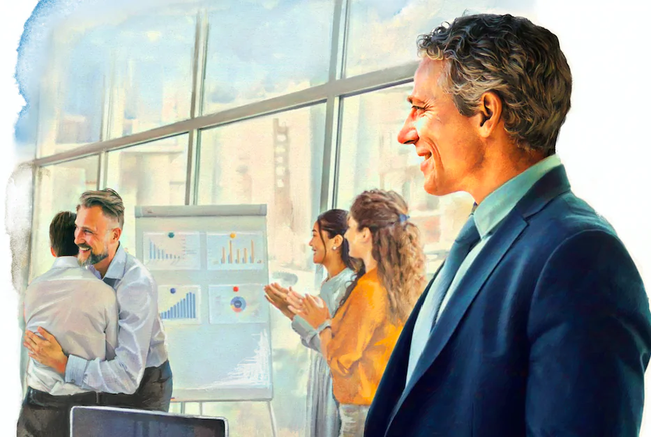 Chúc mừng vận may của những người quanh bạn là cử chỉ của sự quan tâm, và sự may mắn của người đó sẽ khích lệ toàn bộ cộng đồng. (Ảnh: Biba Kayewich)