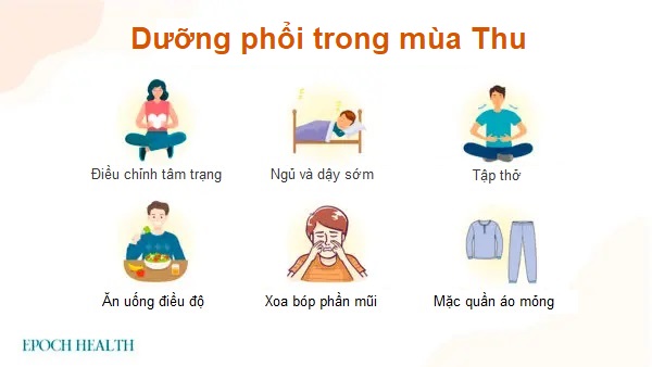 Đơn thuốc dưỡng phổi và tăng sức đề kháng cho cơ thể trong mùa Thu