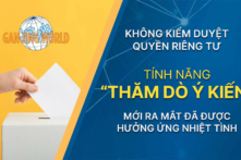 Gan Jing World ra mắt tính năng ‘Thăm dò ý kiến’ không kiểm duyệt quyền riêng tư