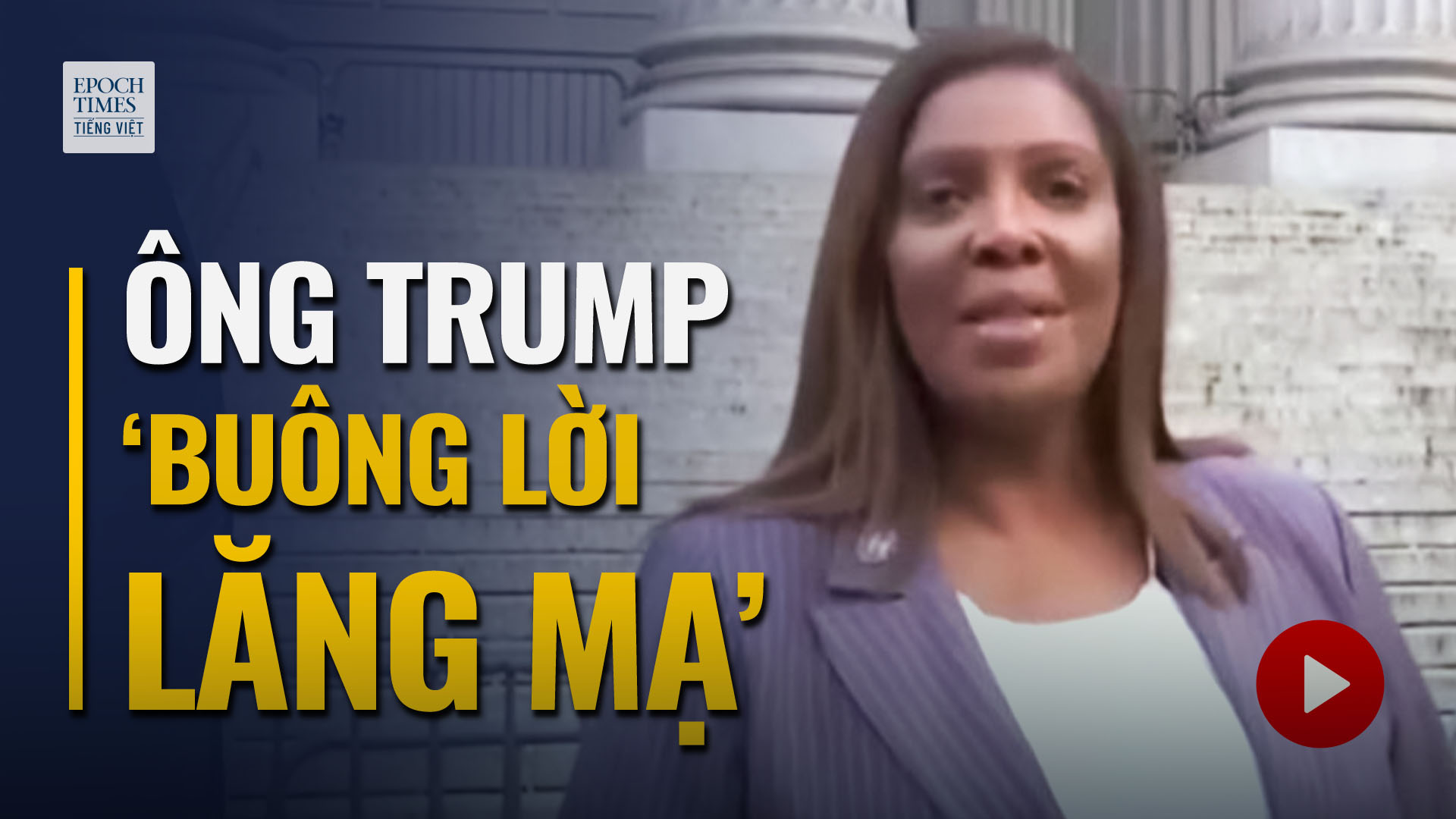 Tổng chưởng lý New York: Ông Trump ‘buông lời lăng mạ,’ ‘gây xao nhãng’ trong buổi lấy lời khai