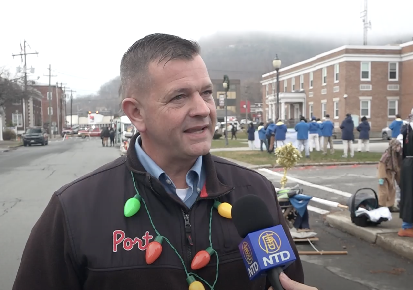 Ông Kelly Decker, Thị trưởng Port Jervis, New York. (Ảnh: NTD)