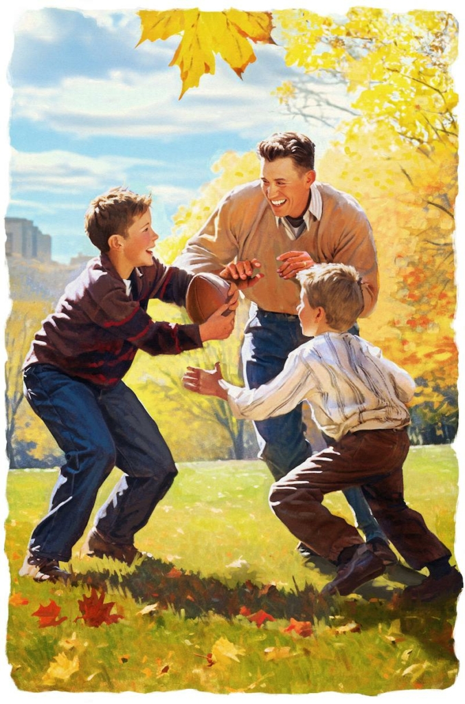 Luôn hiện diện trong cuộc sống của con cái là một trong những phẩm chất của người cha tốt. (Ảnh: Biba Kayewich)