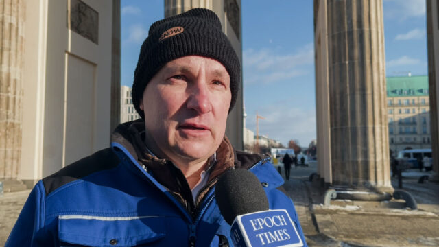 Ông Thomas Hansche. (Ảnh: Matthias Kehrein/Epoch Times)