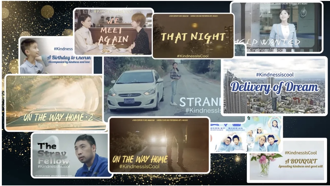 Công ty New Century Films đã sản xuất 30 phim ngắn chất lượng cao cho hoạt động “Sự tử tế thật tuyệt.” (Ảnh: Gan Jing World)