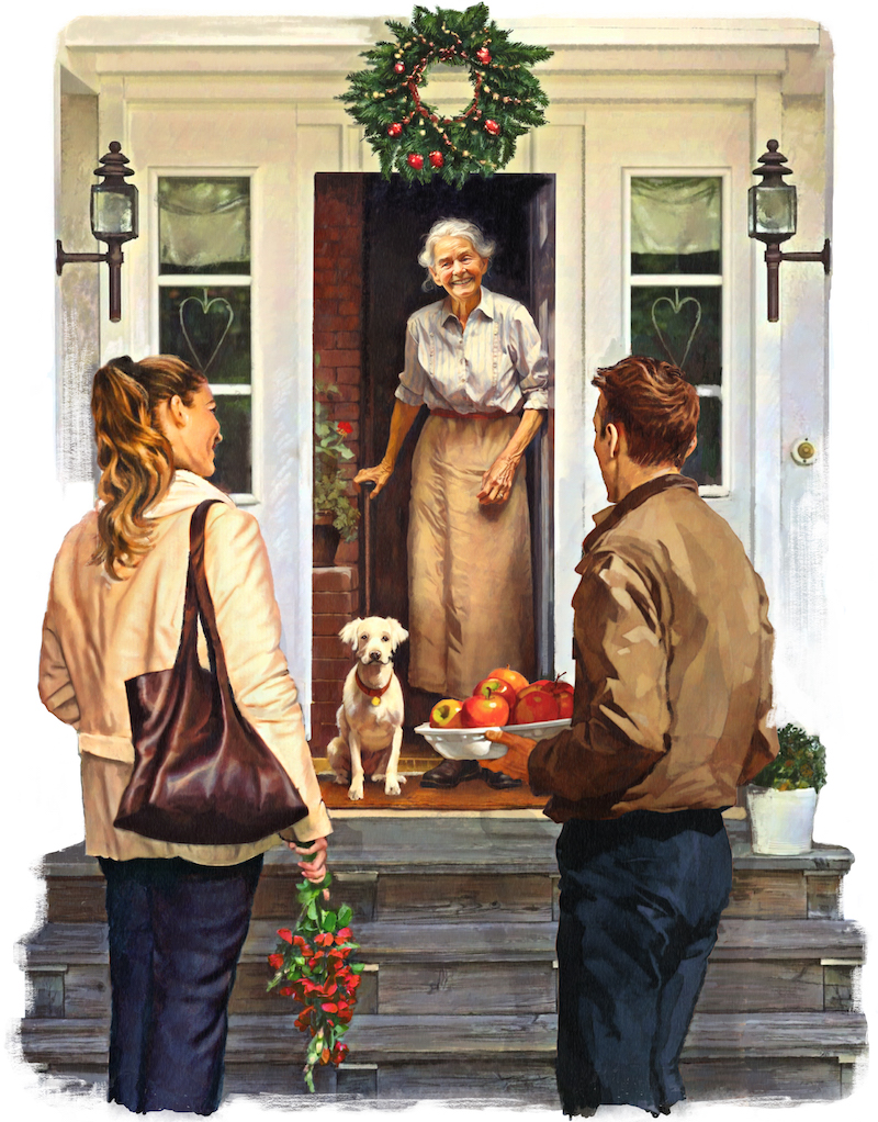 Kết nối với hàng xóm láng giềng và sẵn lòng giúp đỡ họ khi cần. (Ảnh: Biba Kayewich)