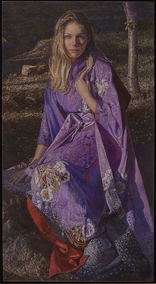 Tác phẩm “Alexandra” của họa sĩ Sandra Kuck (Hoa Kỳ). Sơn dầu trên vải canvas; 48 inch x 24 inch (~122cm x ~61cm). (Ảnh: Cuộc thi Vẽ tranh Nhân vật Quốc tế NTD)