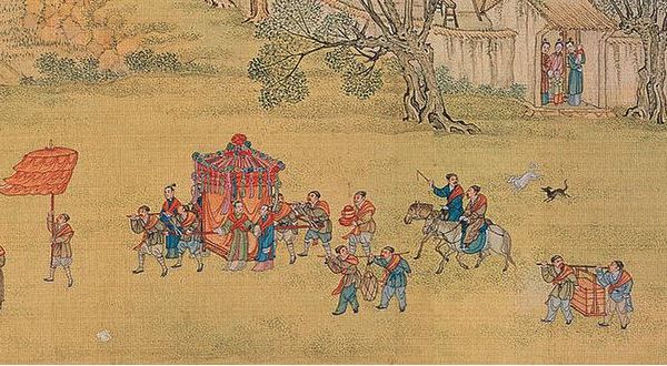 Trên đường rước dâu, tân nương bị rơi khỏi xe và cái kết có hậu