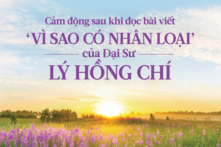 Cảm động sau khi đọc bài viết “Vì sao có nhân loại” của Đại Sư Lý Hồng Chí