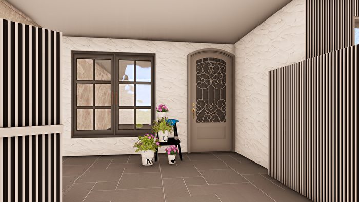 Màu cửa được yêu thích thứ hai đối với những người mua nhà tiềm năng là màu xám vừa. (Ảnh: Edward Kuo)