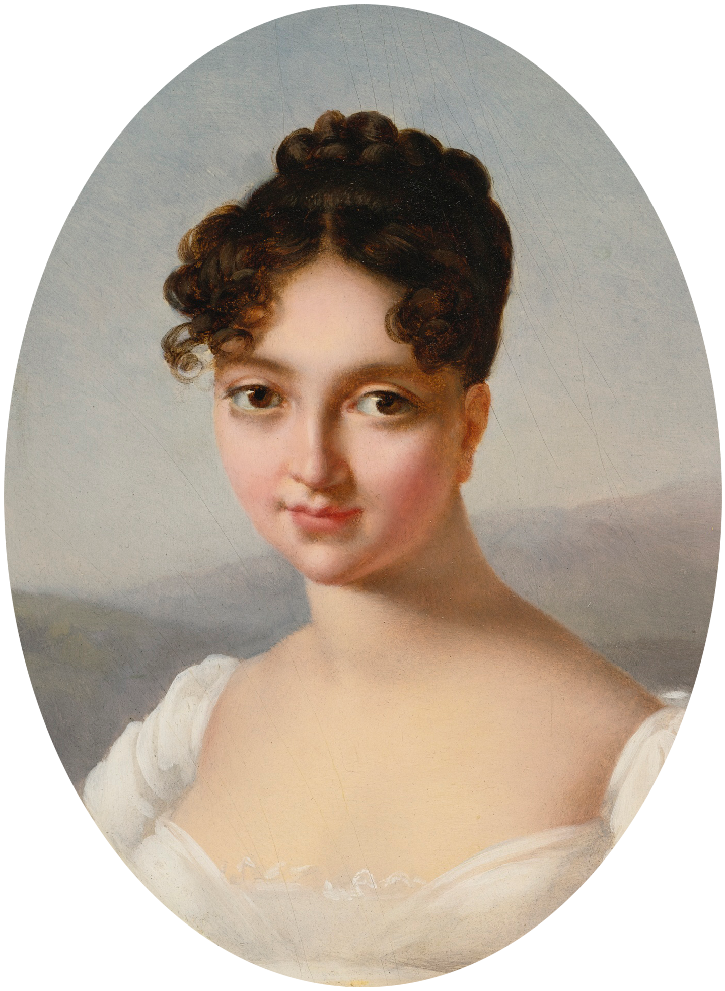 Chân dung tự họa, khoảng đầu thế kỷ 19, họa sỹ Marie-Victoire Jaquotot. Sơn dầu trên vải canvas. Bộ sưu tập cá nhân. (Ảnh: Tư liệu công cộng)