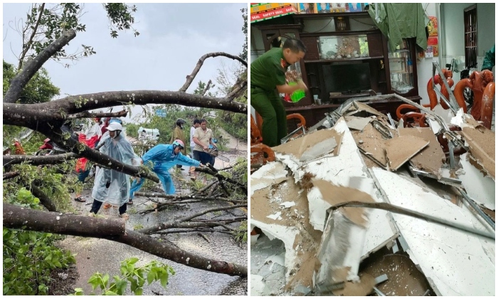 mưa lớn kèm giông lốc