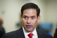 Thượng nghị sĩ Marco Rubio (Cộng Hòa-Florida) nói chuyện trong một cuộc họp báo ở Tòa nhà Quốc hội Hoa Kỳ, vào ngày 11/07/2023. (Ảnh: Madalina Vasiliu/The Epoch Times)
