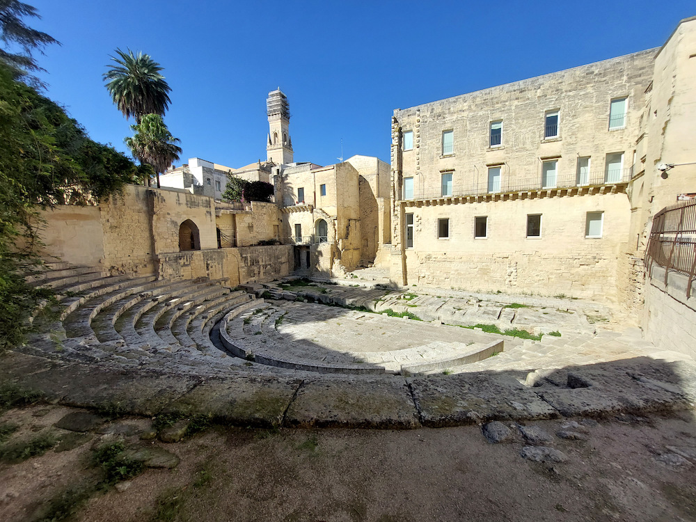 Đấu trường La Mã tại thành phố Lecce. (Ảnh: Kevin Revolinski)