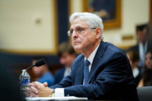 Tổng Chưởng lý Merrick Garland tại Hoa Thịnh Đốn hôm 20/09/2023. (Ảnh: Madalina Vasiliu/The Epoch Times)