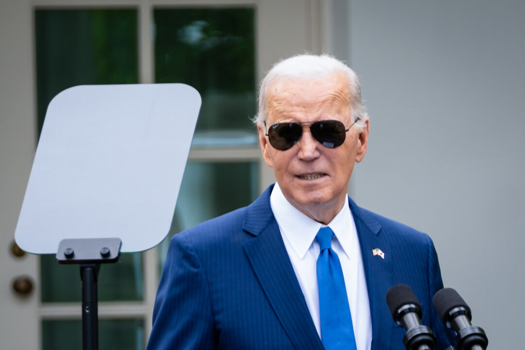 Tổng thống Joe Biden nói chuyện tại Hoa Thịnh Đốn, hôm 10/04/2024. (Ảnh: Madalina Vasiliu/The Epoch Times)