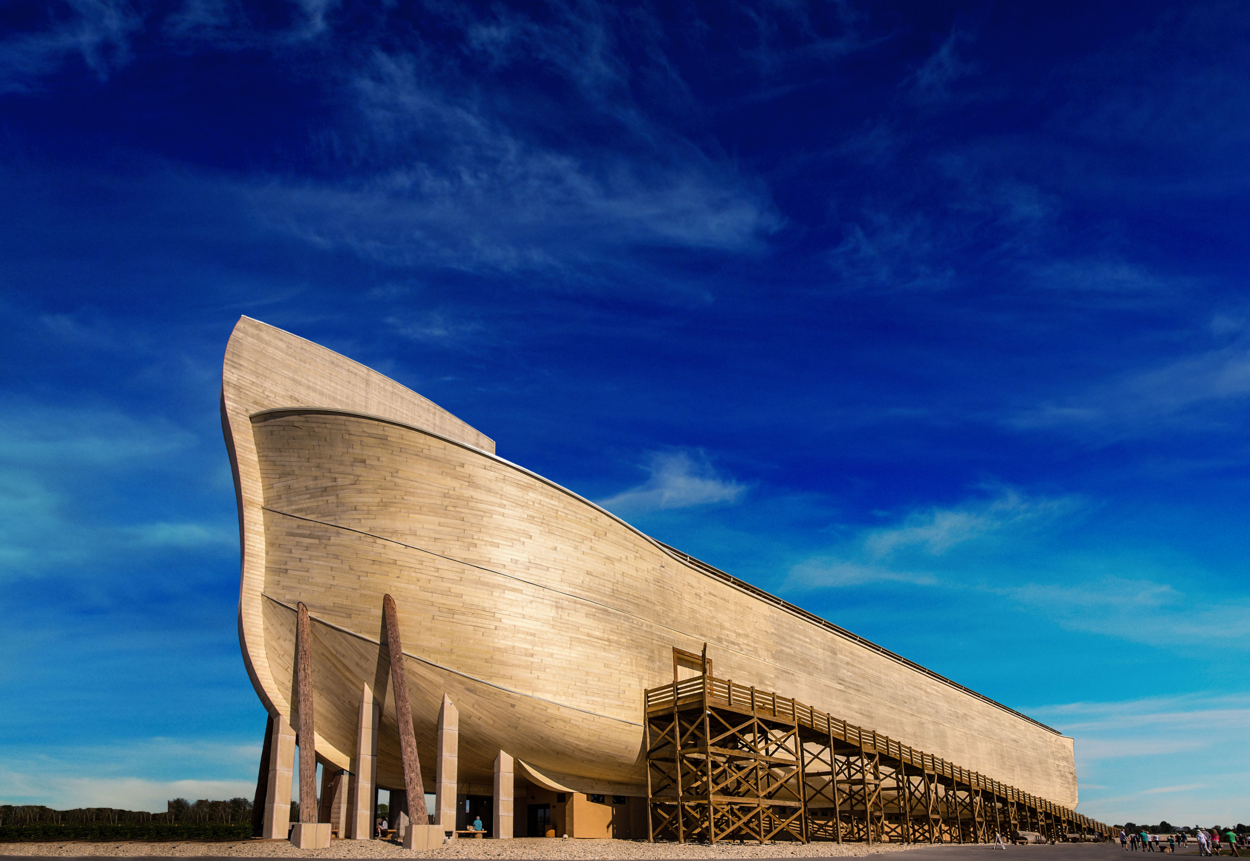 Công viên giải trí Ark Encounter tọa lạc ở thị trấn Williamstown, tiểu bang Kentucky. (Ảnh: Đăng dưới sự cho phép của Answers in Genesis)