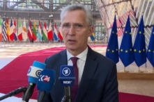 Tổng thư ký NATO Jens Stoltenberg tại Brussels, Bỉ, hôm 28/5/2024. (Ảnh: Reuters)