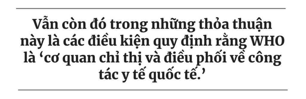 WHO công bố những nhượng bộ quan trọng trước cuộc bỏ phiếu về hiệp ước đại dịch