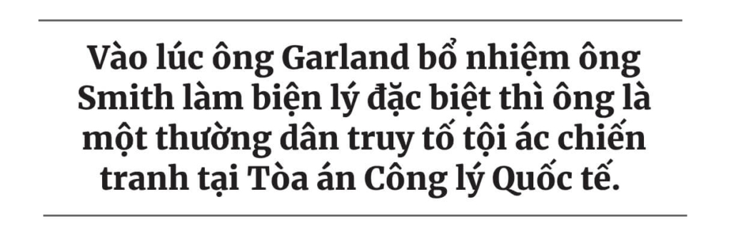 Chuyên gia pháp lý: Việc bổ nhiệm Biện lý Đặc biệt Jack Smith là vi phạm Hiến Pháp
