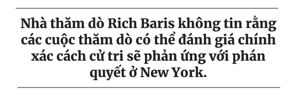 Phán quyết kết án cựu TT Trump được xem là ‘thời khắc then chốt’ đối với những cử tri còn do dự