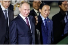 Tổng thống Putin đã đến Hà Nội lúc sáng sớm