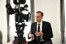 Ông David Pressman, Đại sứ Hoa Kỳ tại Hungary. (Ảnh: Attila Kiabenedek/AFP qua Getty Images)